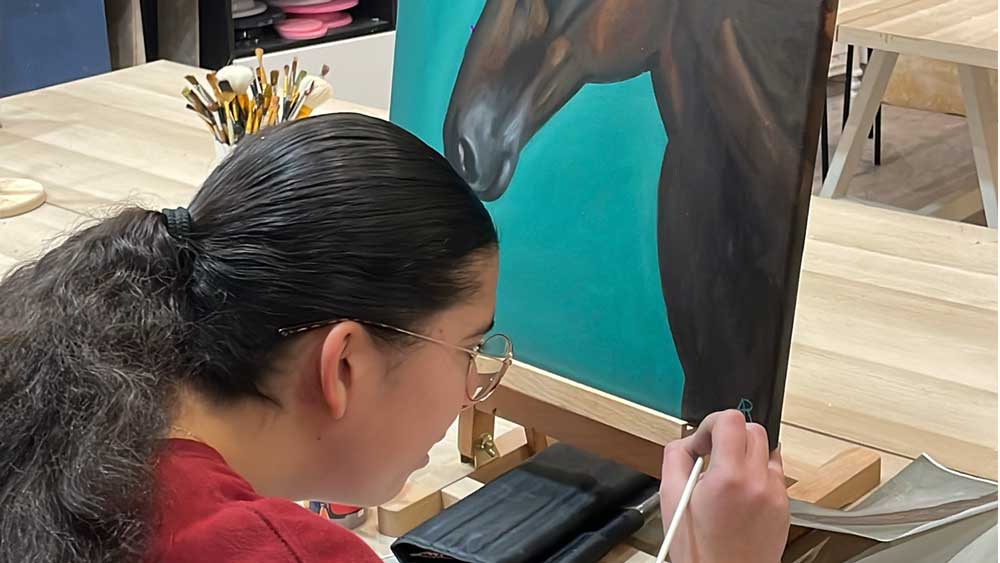Clase de pintura al óleo para adultos en Pozuelo