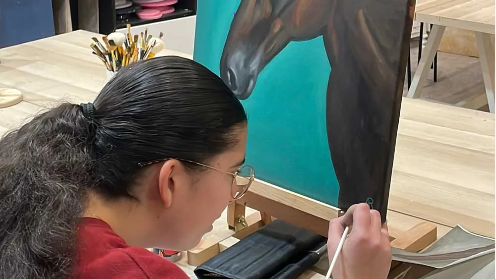 Clase de pintura al óleo para adultos en Pozuelo