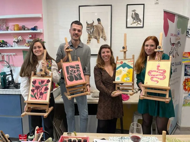 Taller de arte y vino en Pozuelo
