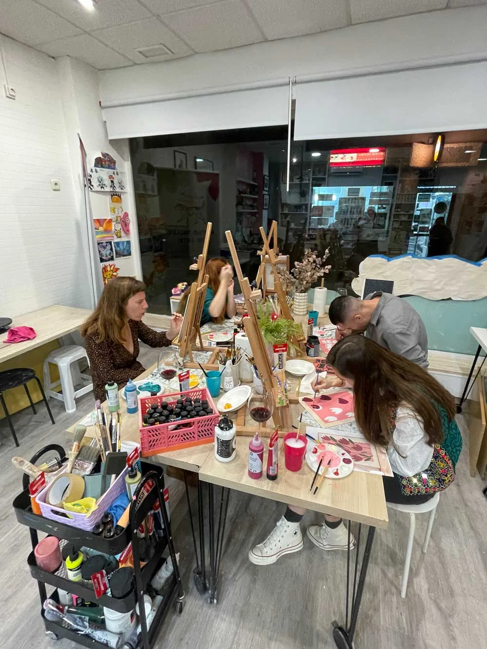 Clases de Acrílica en la escuela de arte en Pozuelo