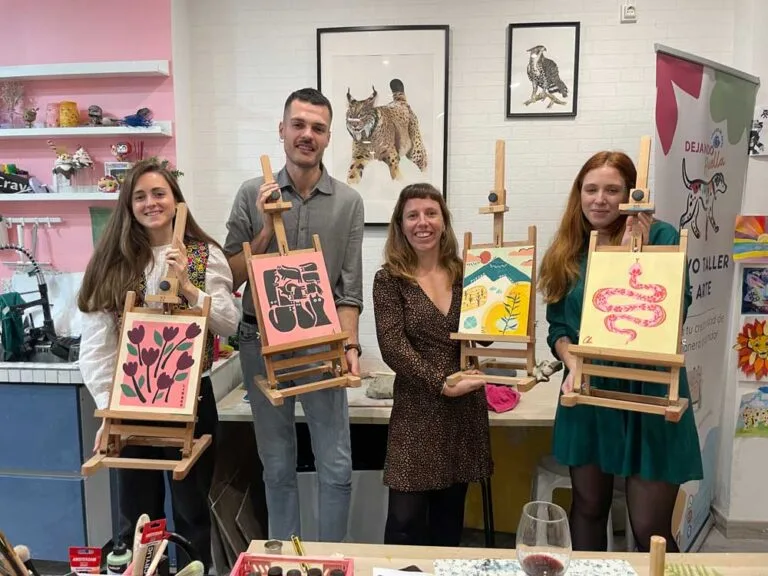 Taller de arte y vino en pozuelo